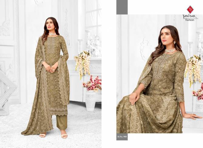 Tanishk Gulistan Designer Fancy Festive Wear Pashmina Wear Dress Material Collection